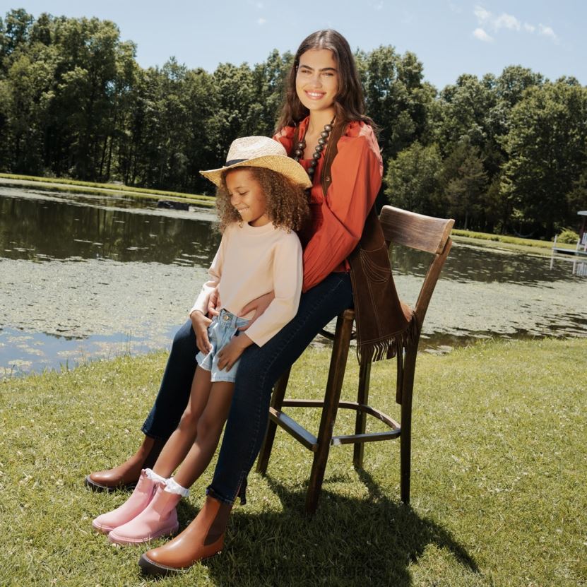 Sam Edelman chá com leite crianças bota laguna chelsea calçados X8JV0P973