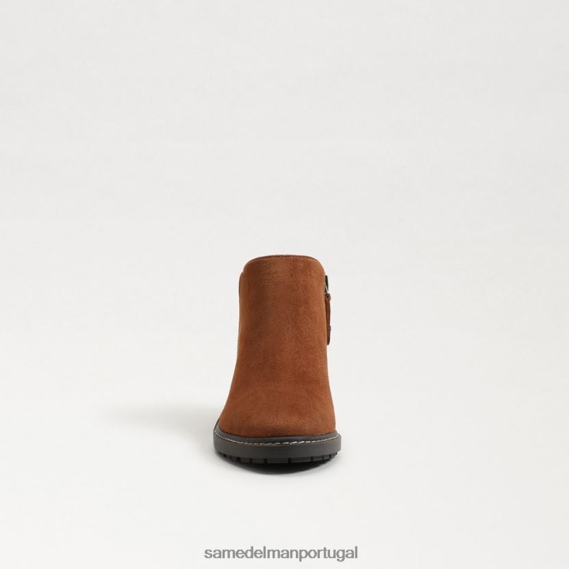 Sam Edelman fronteira marrom crianças bota de tornozelo calçados X8JV0P1004