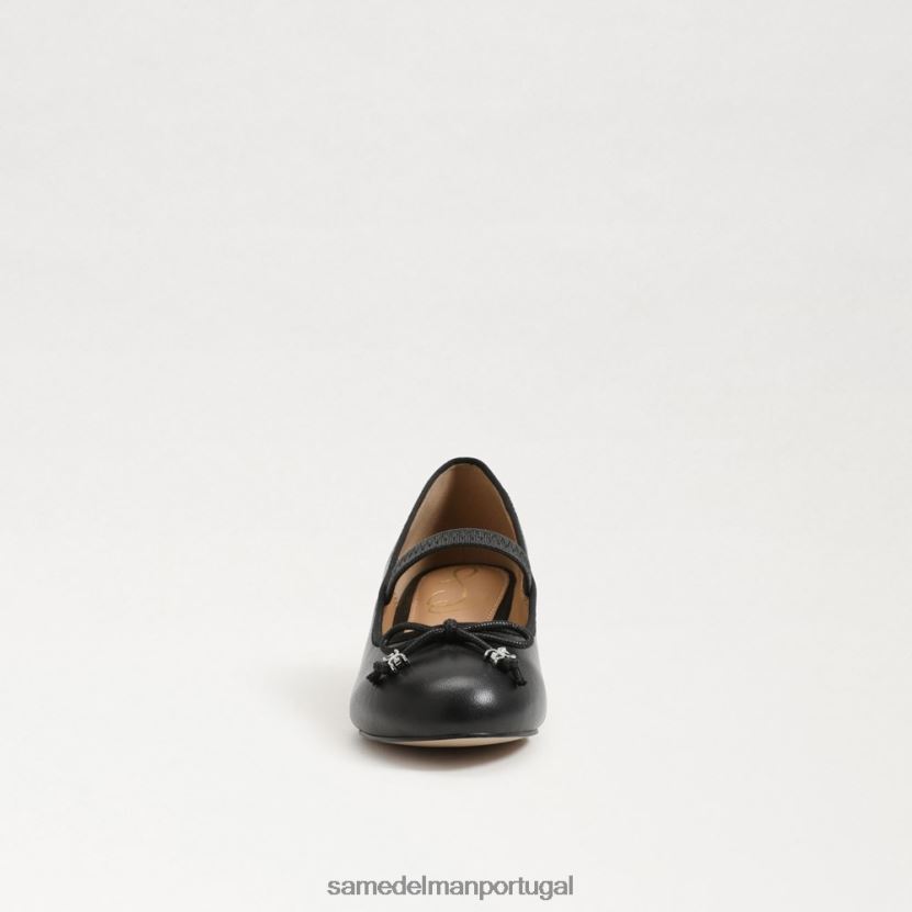 Sam Edelman preto crianças tyra mary jane salto bloco calçados X8JV0P979