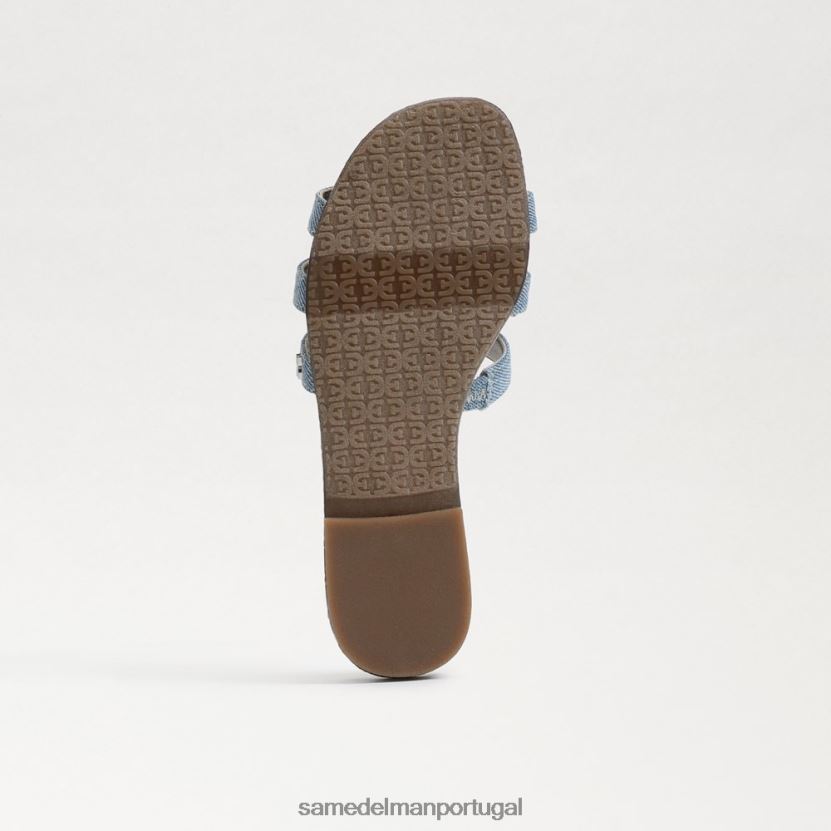 Sam Edelman azul montrose crianças sandália bay slide calçados X8JV0P885