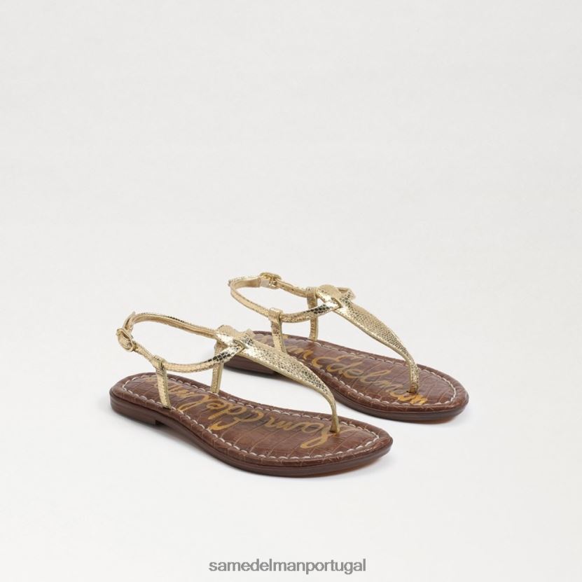 Sam Edelman ouro âmbar crianças sandália tanga gigi calçados X8JV0P959