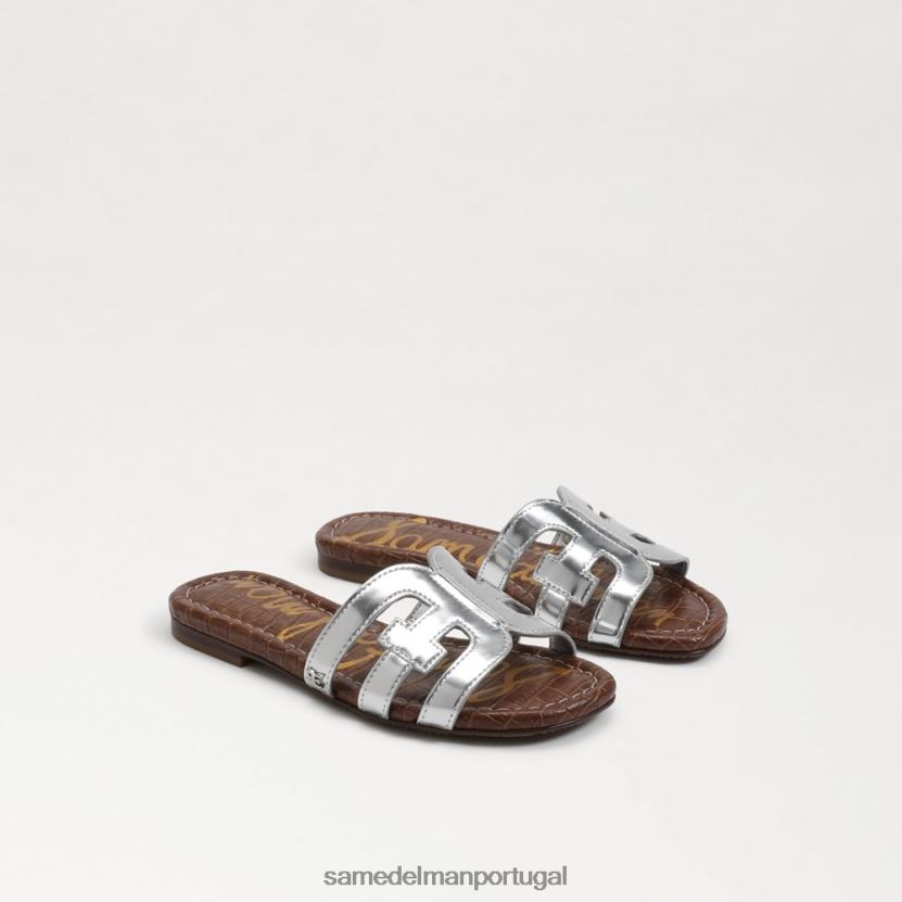 Sam Edelman prata suave crianças sandália bay slide calçados X8JV0P888