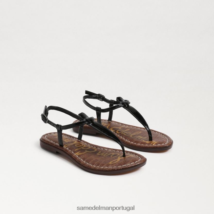 Sam Edelman preto crianças sandália tanga gigi calçados X8JV0P963
