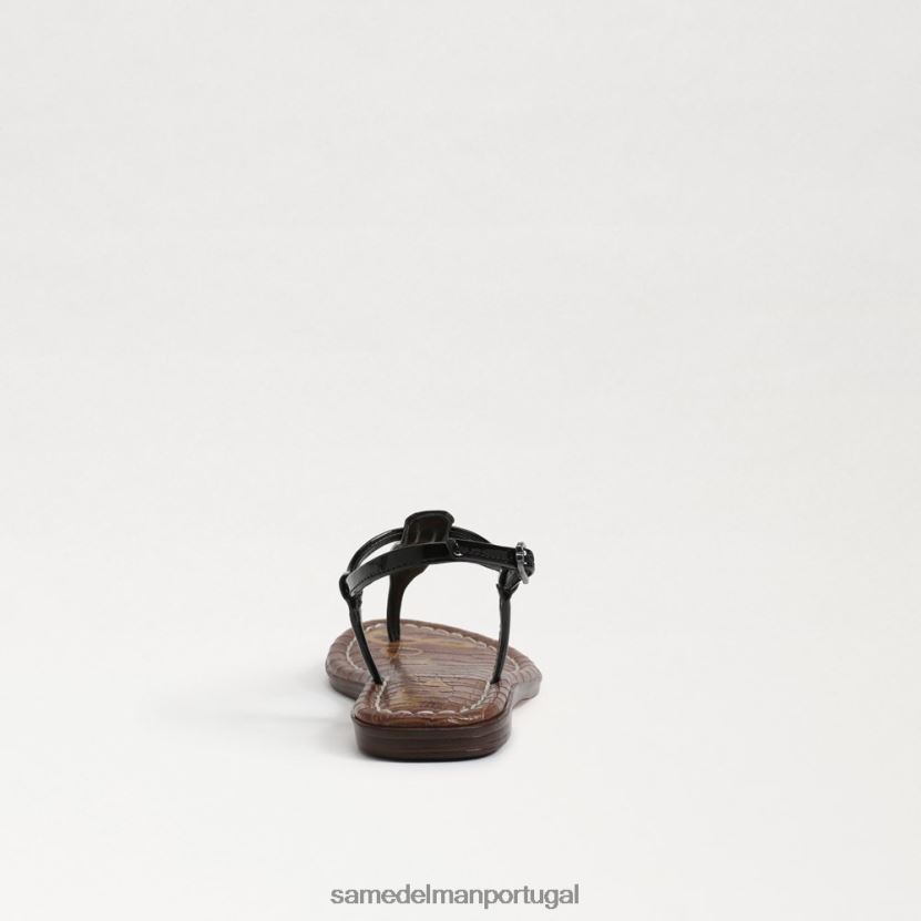 Sam Edelman preto crianças sandália tanga gigi calçados X8JV0P963