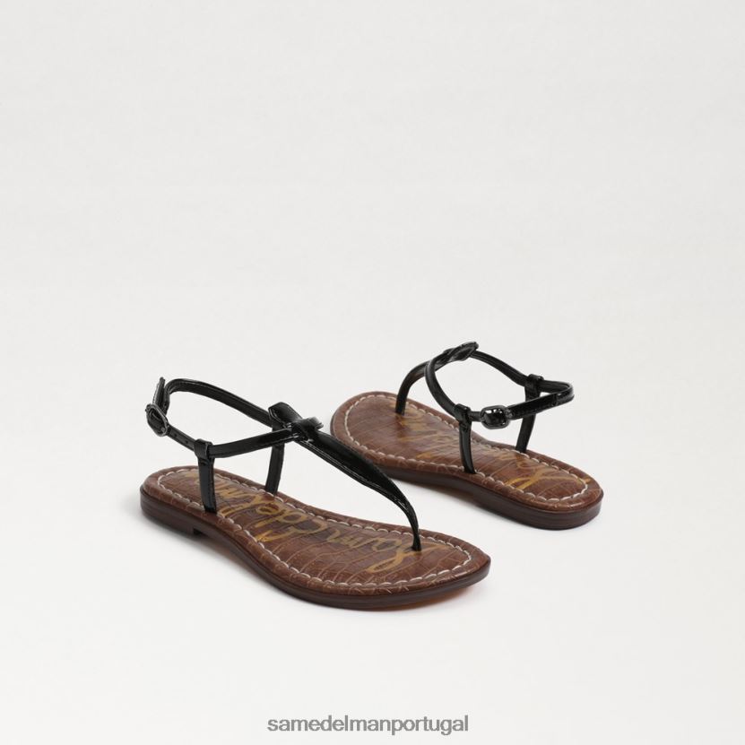 Sam Edelman preto crianças sandália tanga gigi calçados X8JV0P963