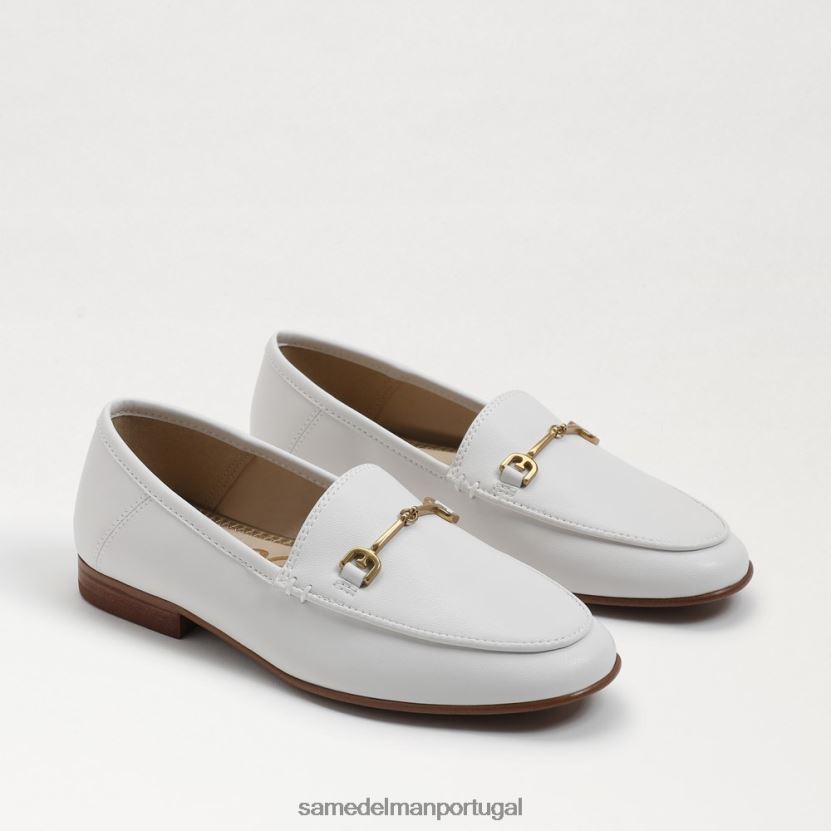 Sam Edelman Branco brilhante crianças loraine mocassim calçados X8JV0P897