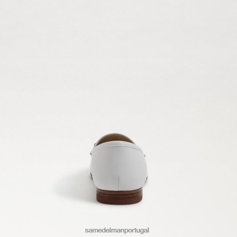 Sam Edelman Branco brilhante crianças loraine mocassim calçados X8JV0P897