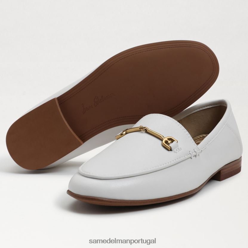 Sam Edelman Branco brilhante crianças loraine mocassim calçados X8JV0P897