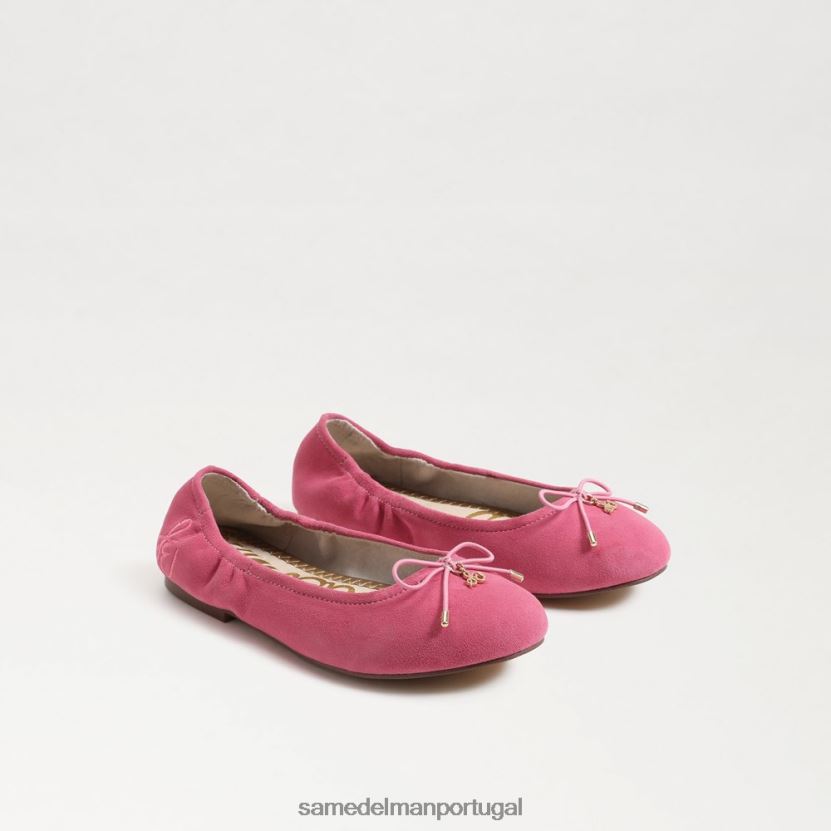 Sam Edelman azaléia rosa crianças apartamento de balé felicia calçados X8JV0P1001