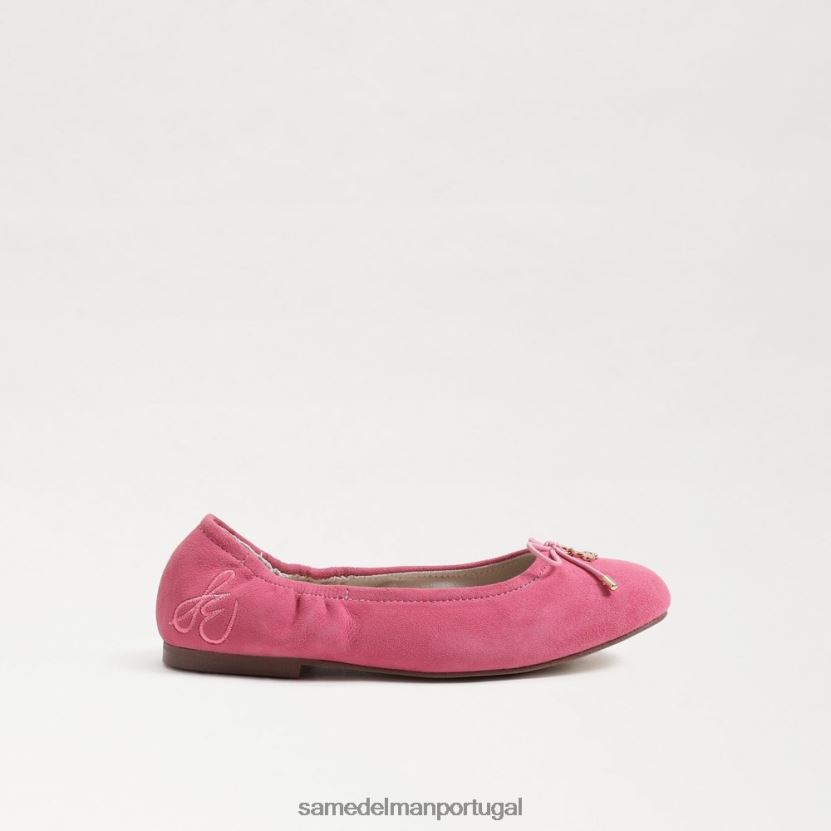 Sam Edelman azaléia rosa crianças apartamento de balé felicia calçados X8JV0P1001