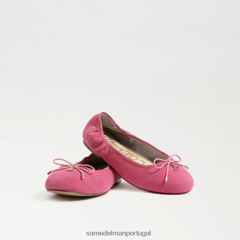 Sam Edelman azaléia rosa crianças apartamento de balé felicia calçados X8JV0P1001