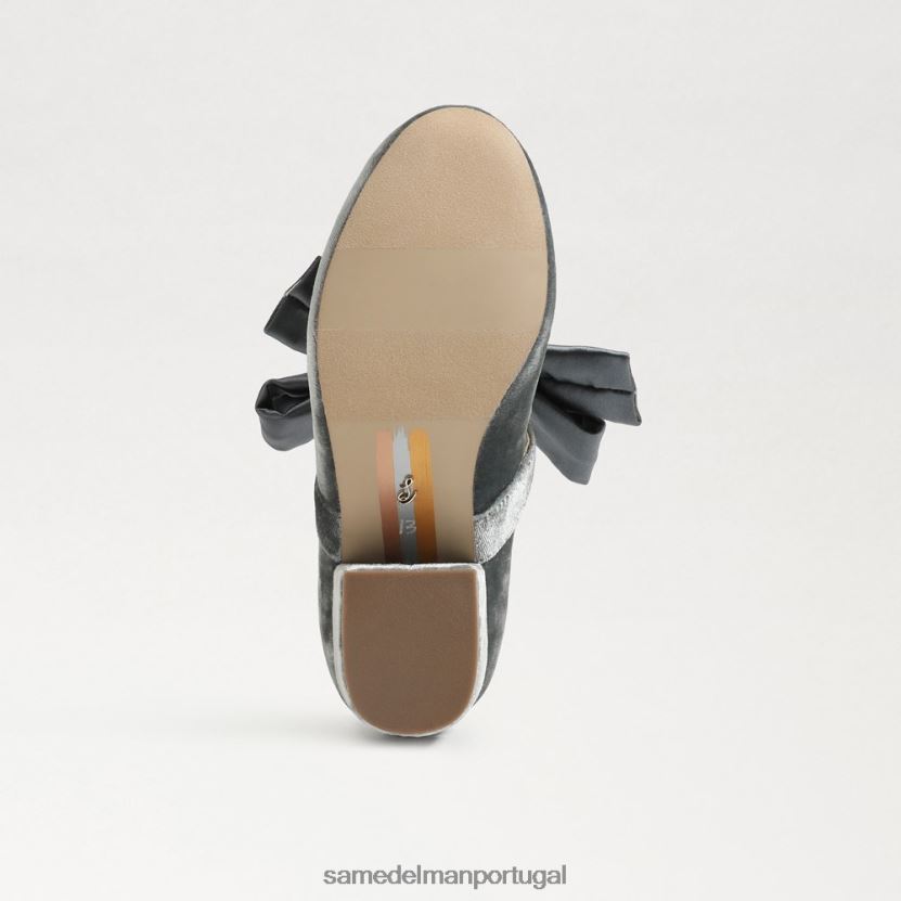 Sam Edelman azul esfumaçado crianças teddy salto bloco mary jane calçados X8JV0P933