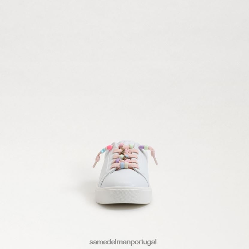Sam Edelman Branco brilhante crianças tênis etílico calçados X8JV0P911