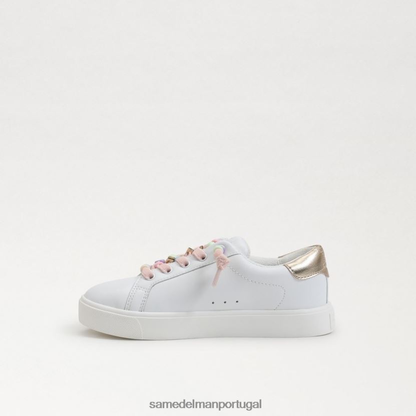 Sam Edelman Branco brilhante crianças tênis etílico calçados X8JV0P911