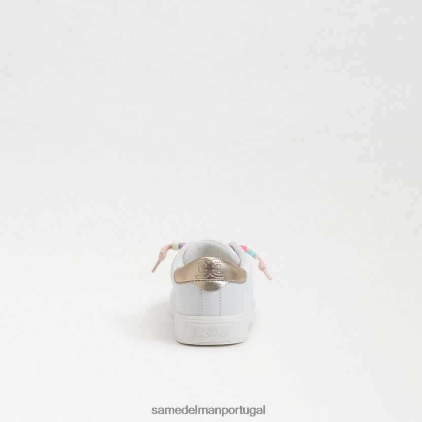 Sam Edelman Branco brilhante crianças tênis etílico calçados X8JV0P911