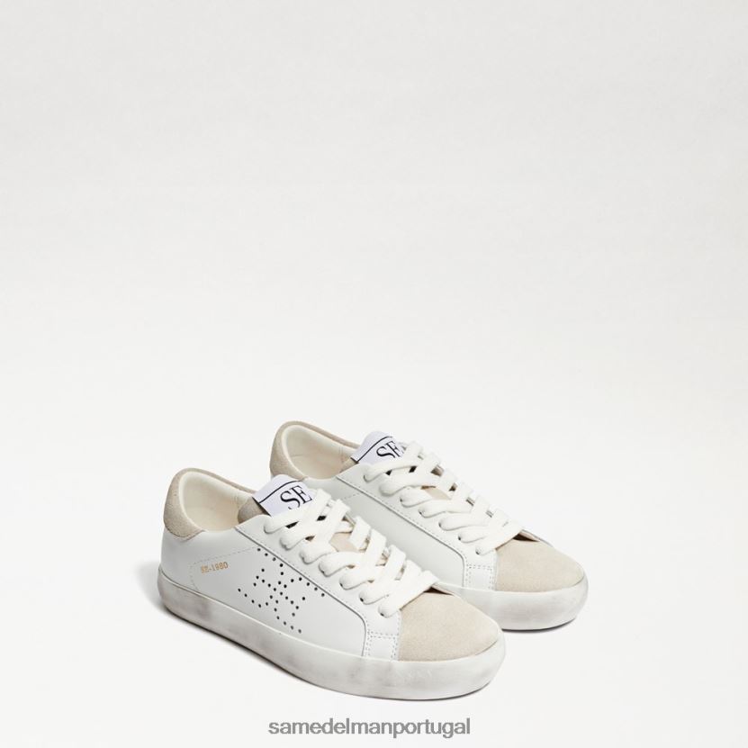 Sam Edelman branco/grige crianças tênis aubrie calçados X8JV0P1017