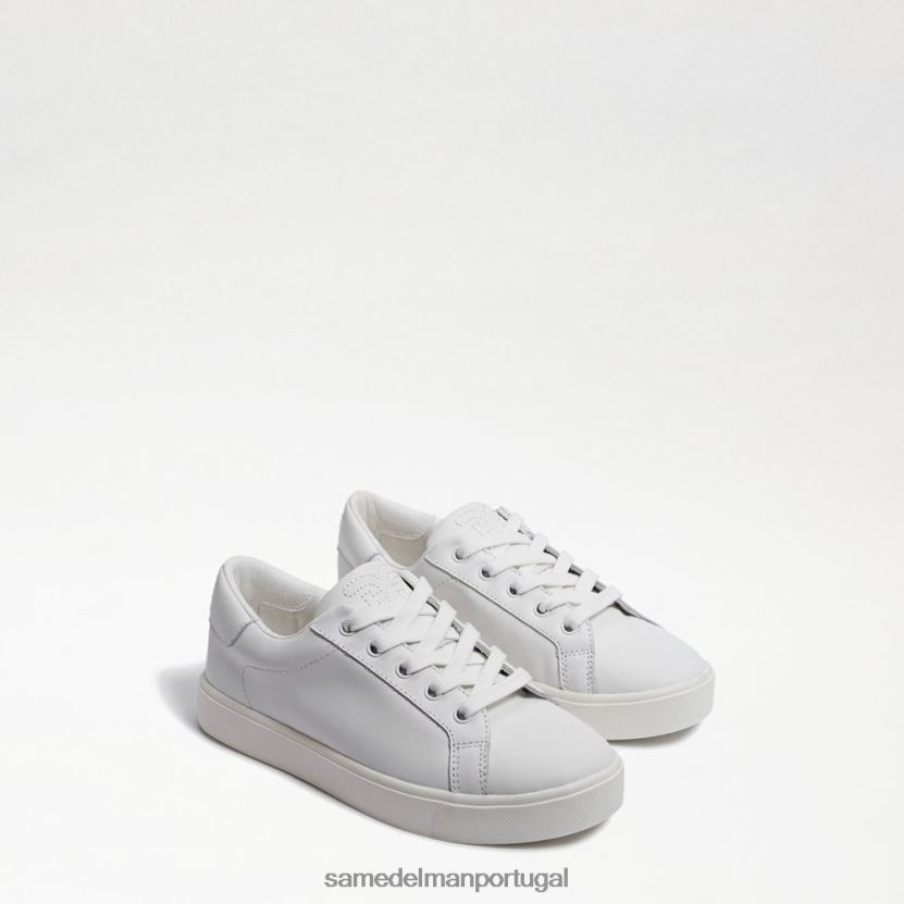 Sam Edelman couro branco crianças tênis etílico calçados X8JV0P910