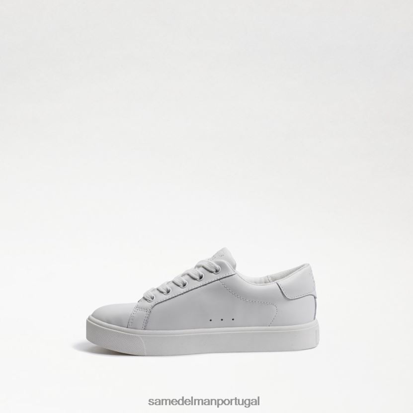 Sam Edelman couro branco crianças tênis etílico calçados X8JV0P910