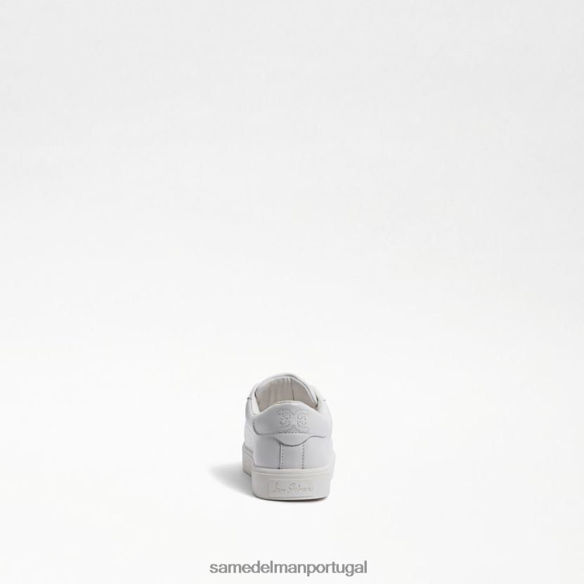 Sam Edelman couro branco crianças tênis etílico calçados X8JV0P910