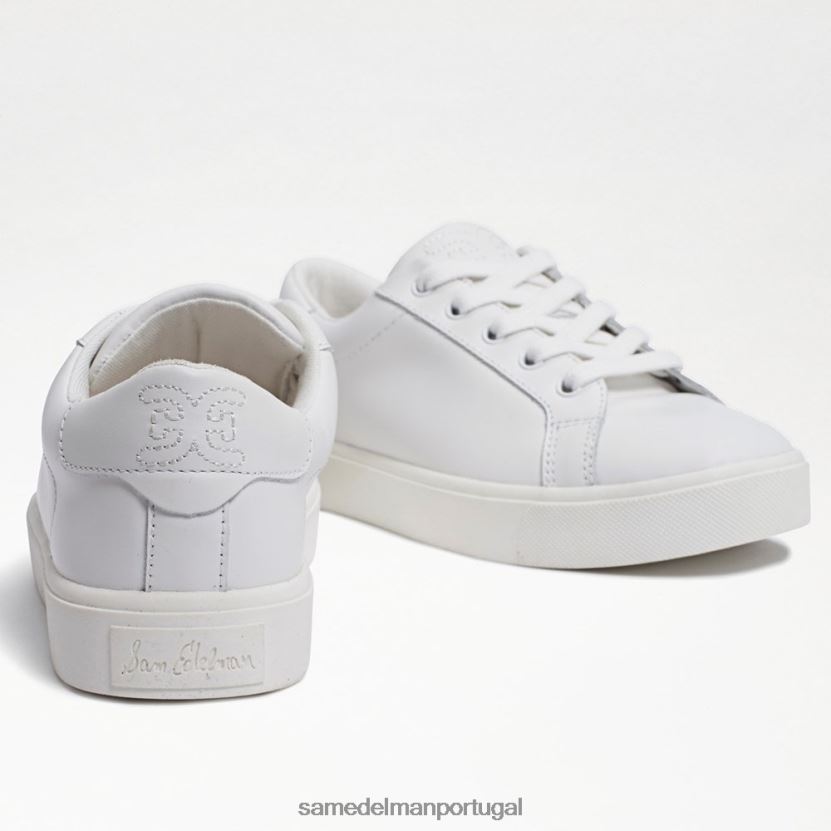 Sam Edelman couro branco crianças tênis etílico calçados X8JV0P910
