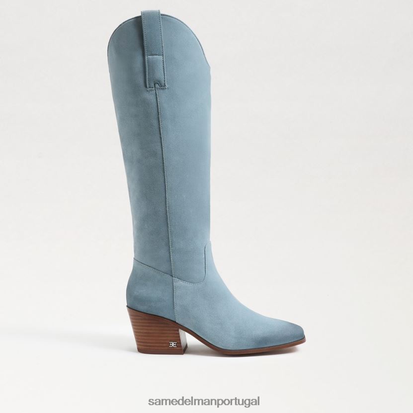 Sam Edelman céu de álamo tremedor mulheres bota western britten calçados X8JV0P813