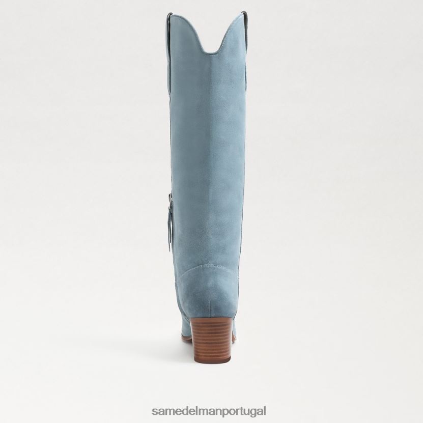 Sam Edelman céu de álamo tremedor mulheres bota western britten calçados X8JV0P813