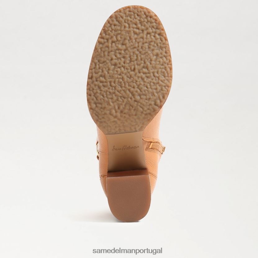 Sam Edelman caramelo mulheres bota cano alto Elsy calçados X8JV0P796