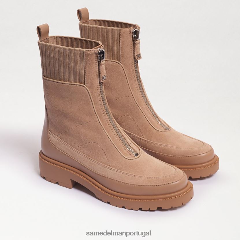 Sam Edelman camurça de gergelim mulheres bota leone lug sole chelsea calçados X8JV0P871