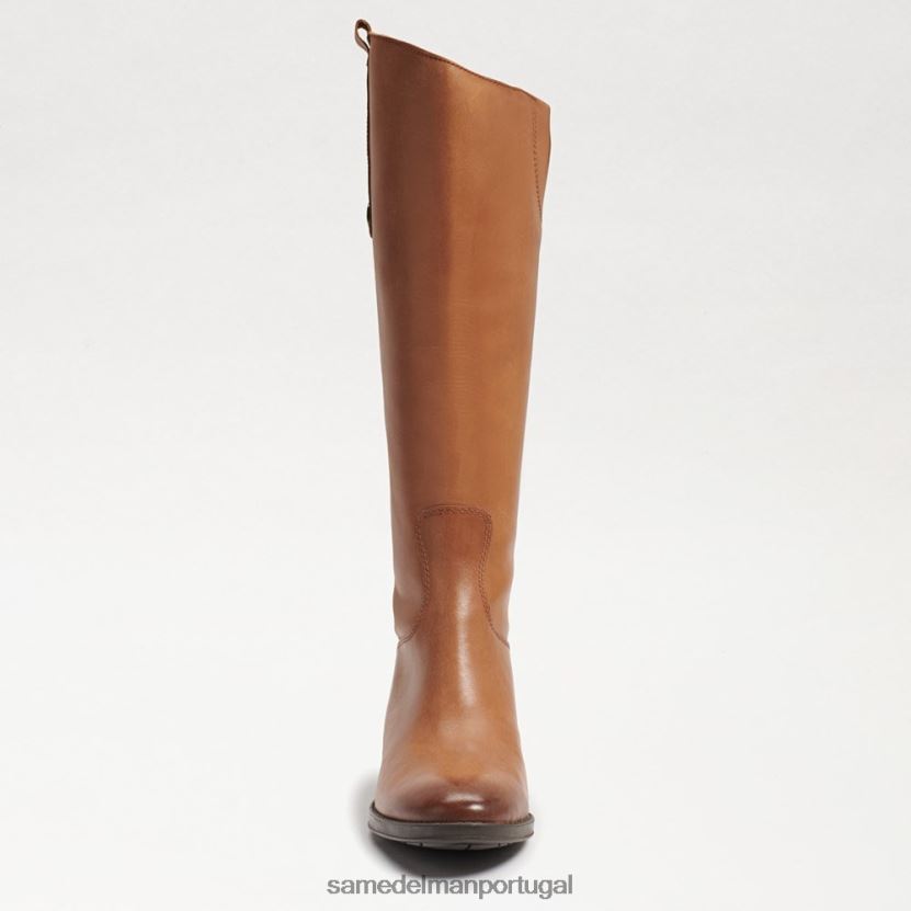 Sam Edelman couro de uísque mulheres bota de equitação de couro centavo calçados X8JV0P416