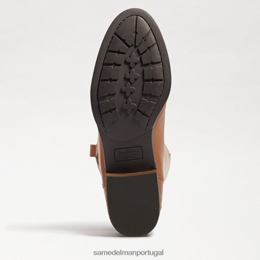 Sam Edelman couro de uísque mulheres bota de equitação de couro centavo calçados X8JV0P416