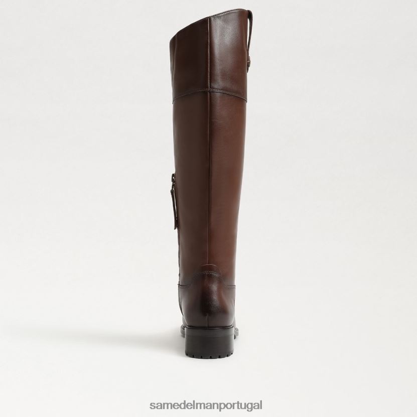 Sam Edelman marrom teraço mulheres bota de montaria drina calçados X8JV0P794