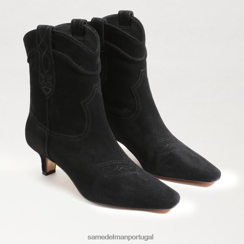 Sam Edelman Camurça preta mulheres botinha taryn calçados X8JV0P811