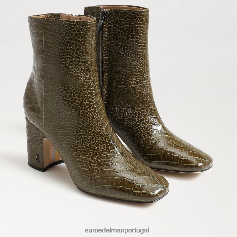 Sam Edelman abeto verde mulheres botinha de tornozelo fulvo calçados X8JV0P781