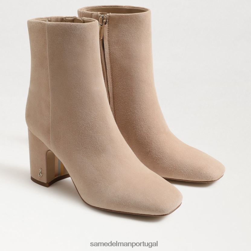 Sam Edelman camurça de aveia quente mulheres botinha de tornozelo fulvo calçados X8JV0P786