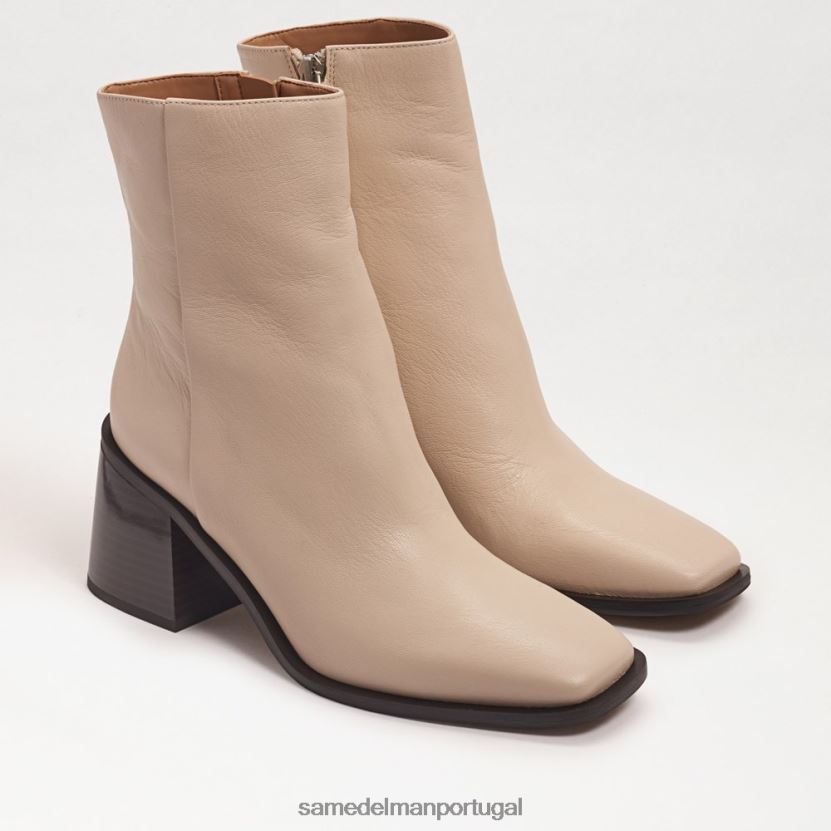 Sam Edelman couro marfim moderno mulheres botinha winnie calçados X8JV0P457