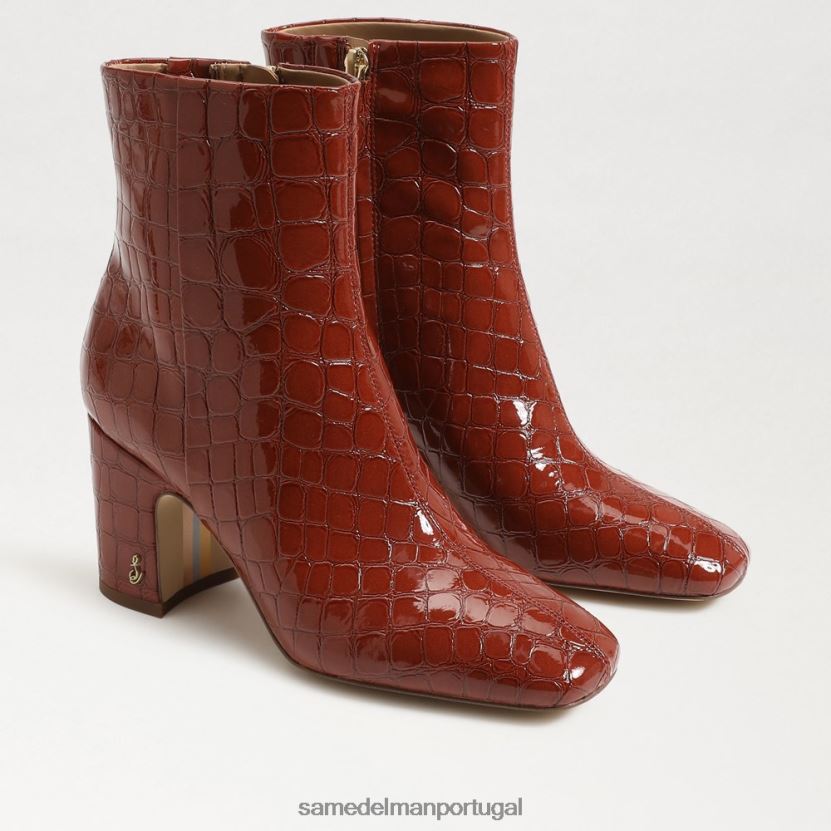 Sam Edelman ferrugem da mesa mulheres botinha de tornozelo fulvo calçados X8JV0P789