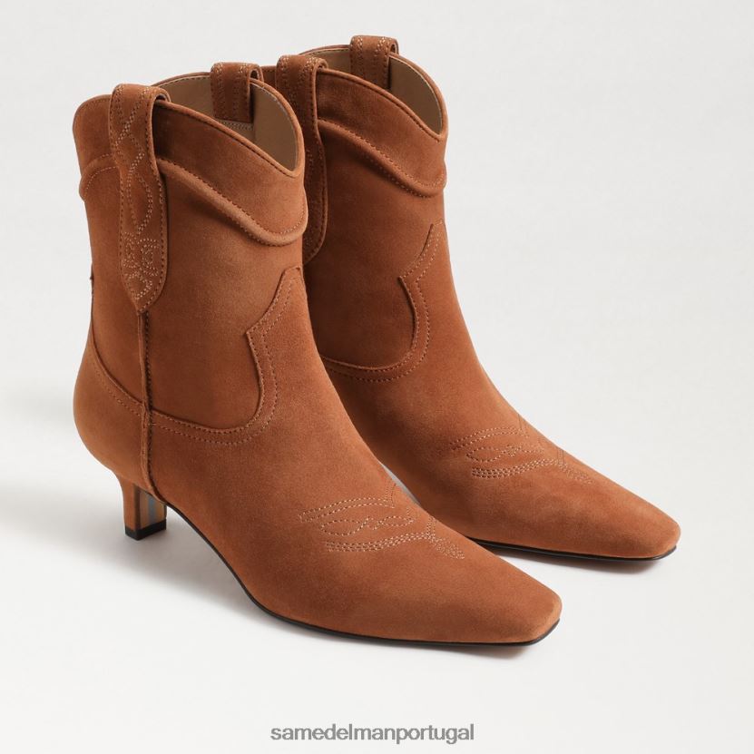 Sam Edelman fronteira marrom mulheres botinha taryn calçados X8JV0P810