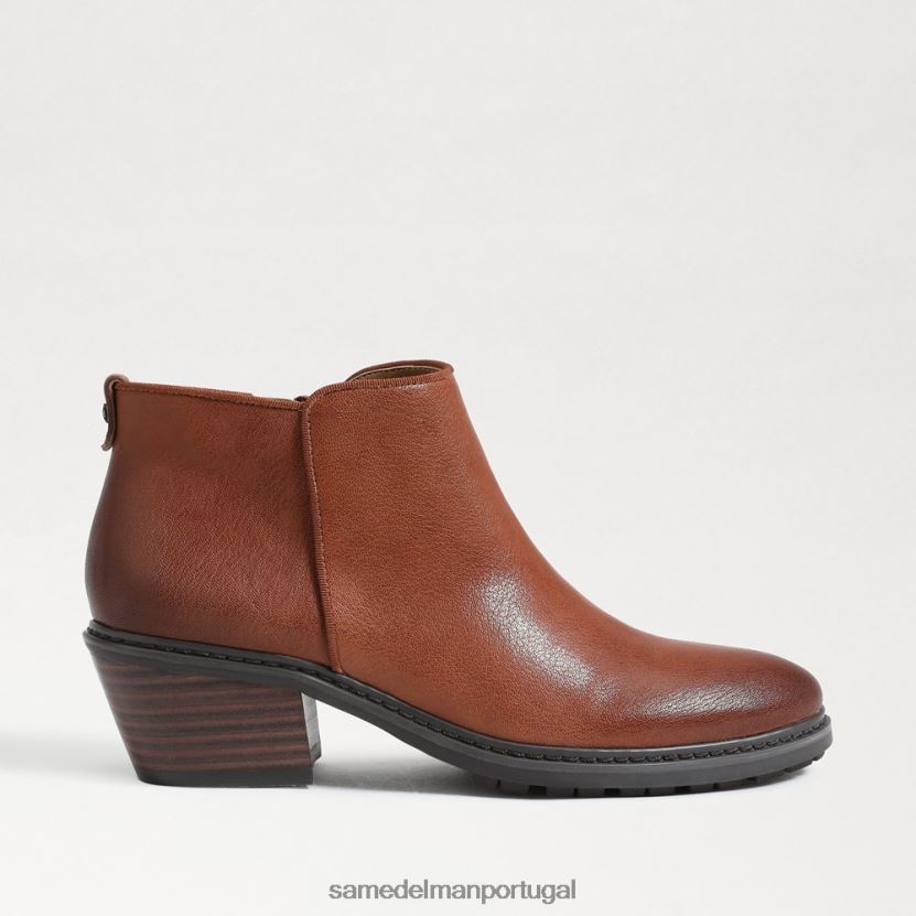 Sam Edelman marrom acastanhado mulheres botinha pryce calçados X8JV0P375