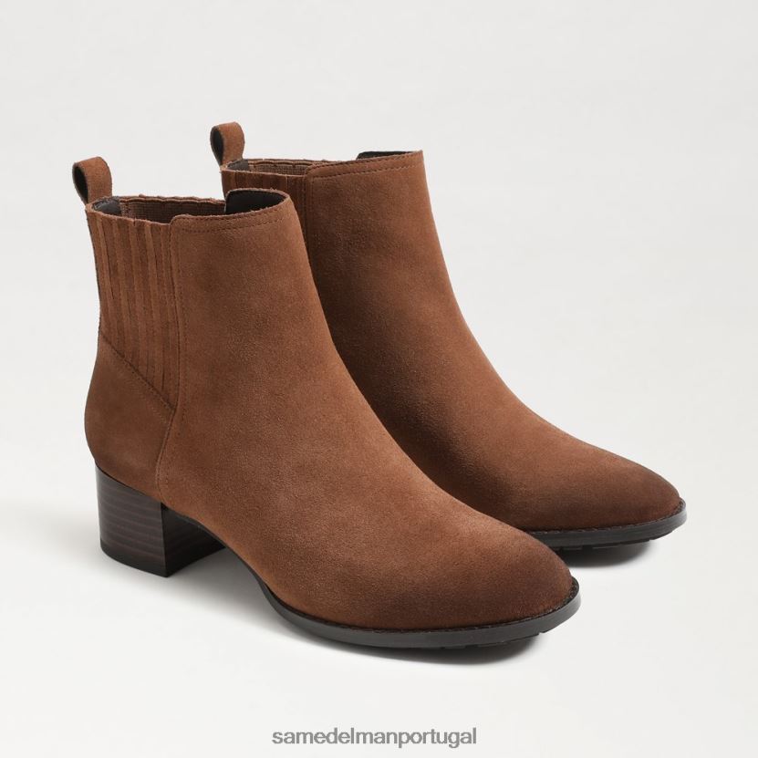 Sam Edelman marrom noz mulheres botinha kaiti calçados X8JV0P833