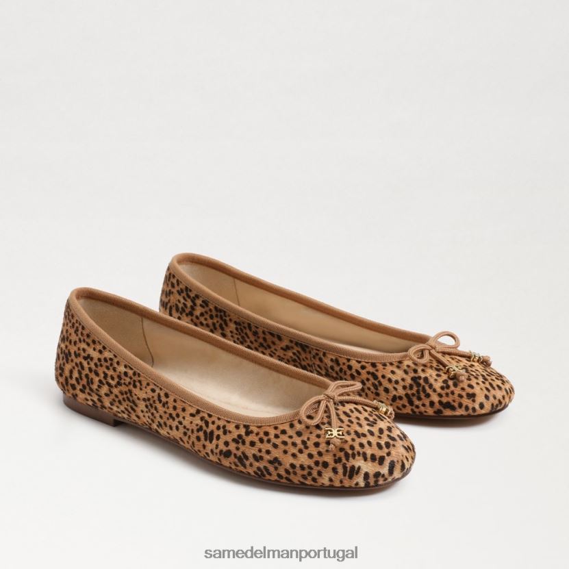 Sam Edelman bronzeado multi mulheres apartamento de balé felicia luxe calçados X8JV0P293