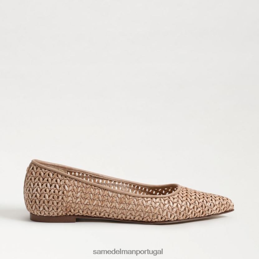 Sam Edelman bronzeado quente mulheres Wanda dedo apontado calçados X8JV0P478
