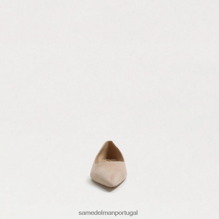 Sam Edelman camurça capuccino mulheres Wanda dedo apontado calçados X8JV0P485