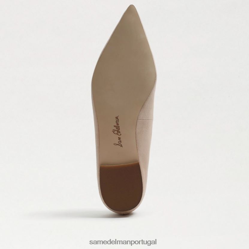 Sam Edelman camurça capuccino mulheres Wanda dedo apontado calçados X8JV0P485