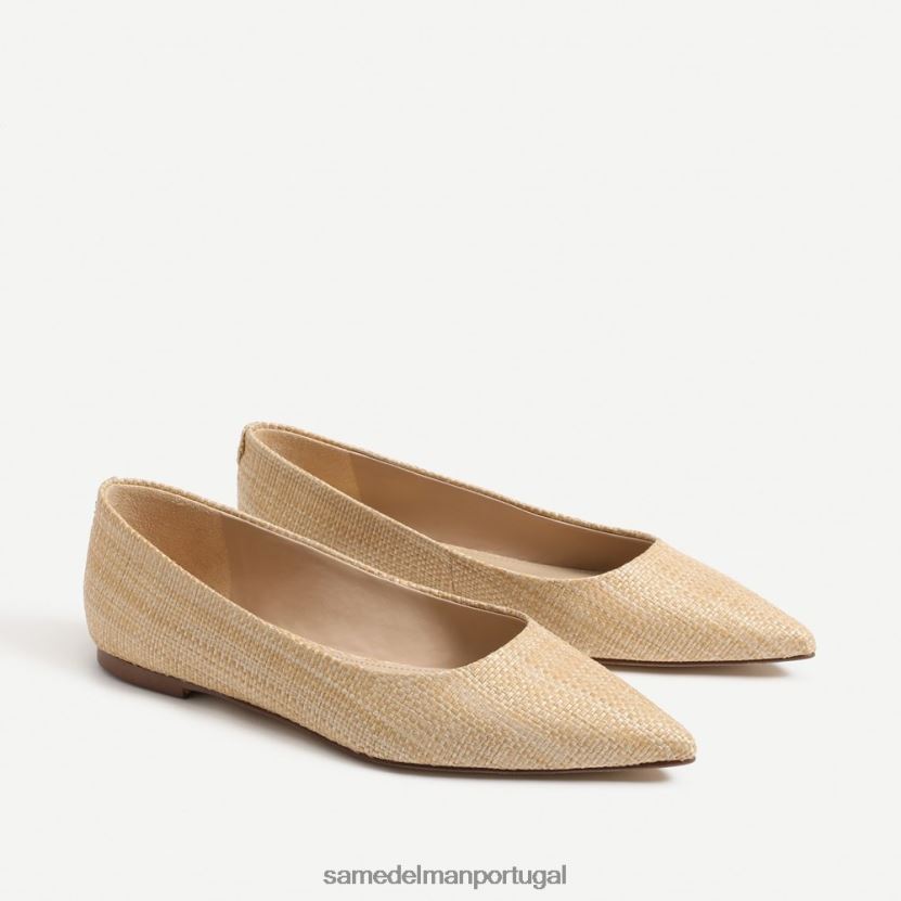 Sam Edelman faia branqueada mulheres Wanda dedo apontado calçados X8JV0P480