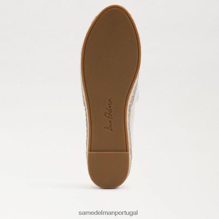 Sam Edelman Branco brilhante mulheres alpercata Krista calçados X8JV0P279
