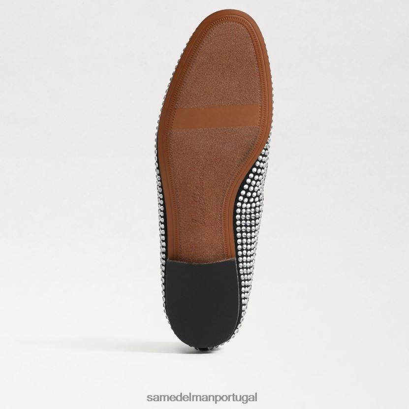 Sam Edelman brilho preto mulheres loraine sapato com brilho calçados X8JV0P718