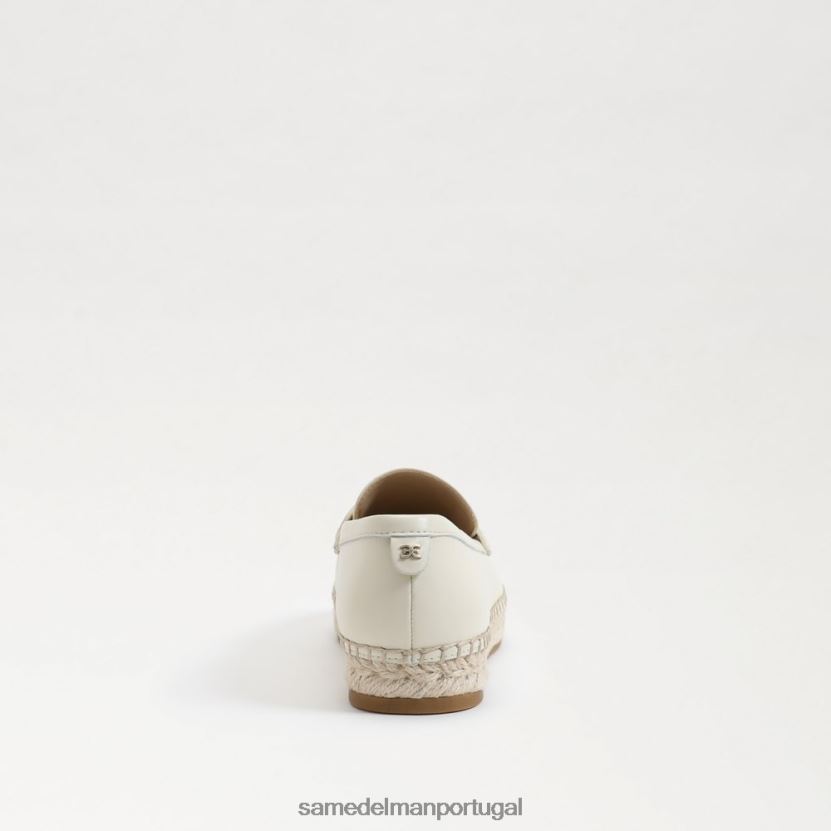 Sam Edelman marfim moderno mulheres mocassim flat espadrille kai calçados X8JV0P201