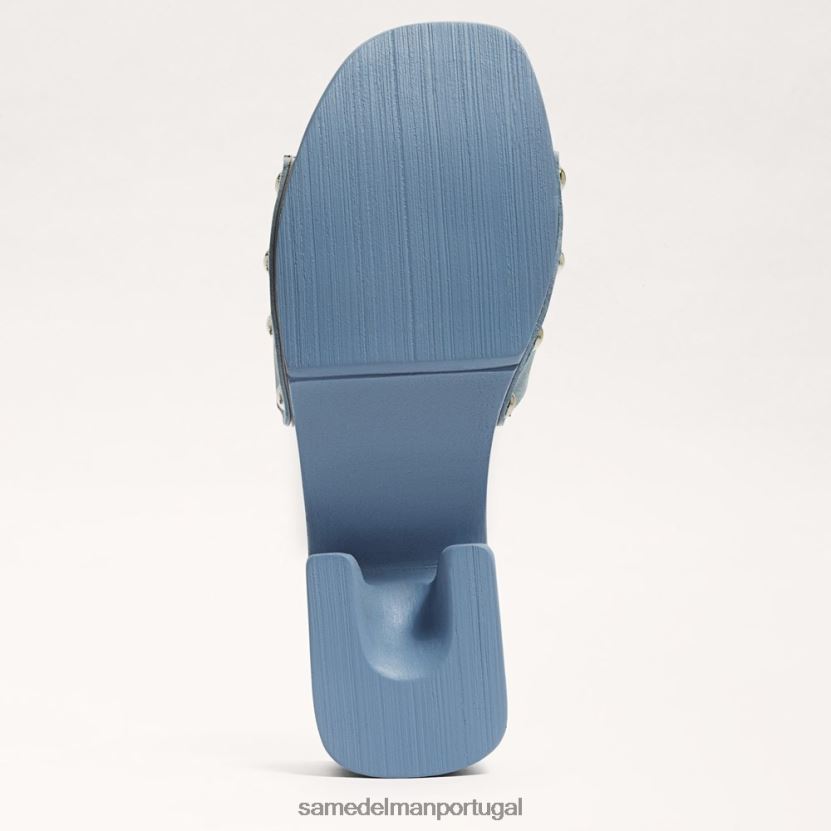 Sam Edelman azul pálido mulheres sandália mule francina calçados X8JV0P521