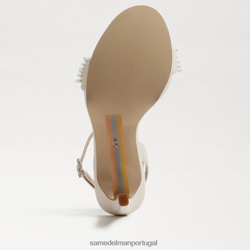 Sam Edelman marfim moderno mulheres salto com tira no tornozelo jade perla calçados X8JV0P615