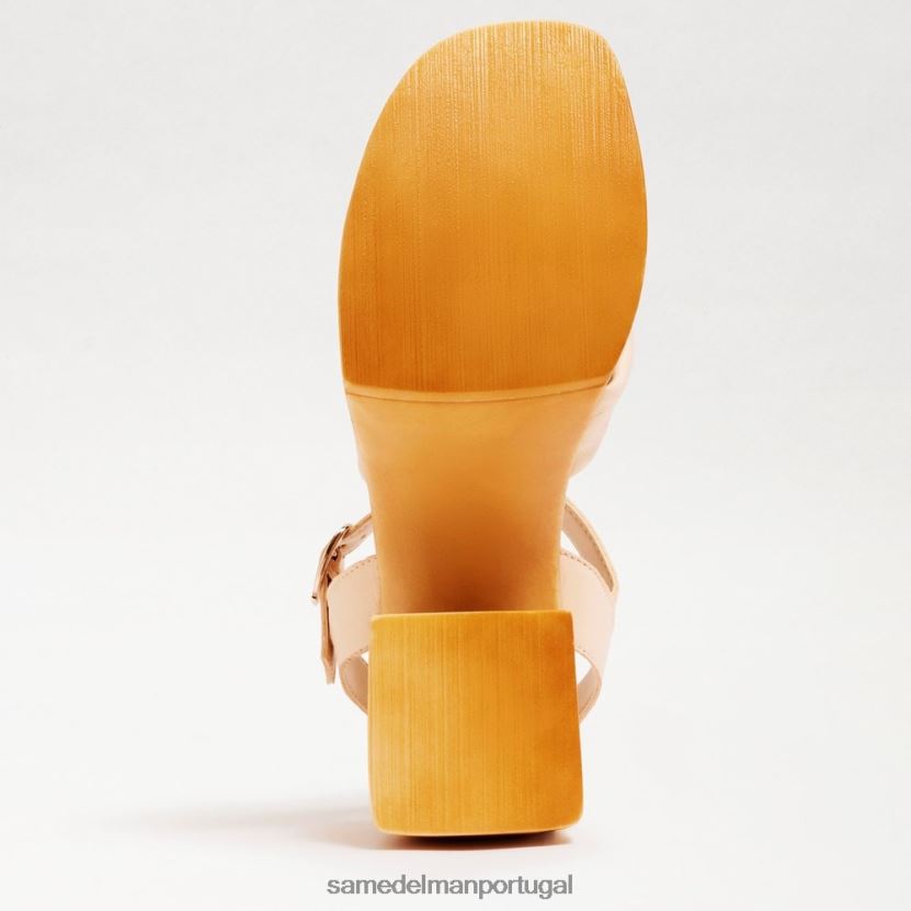 Sam Edelman marfim mulheres suzannah salto bloco plataforma calçados X8JV0P568